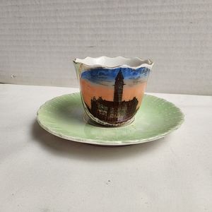 Vintage  Souvenir  Mini Tea Cup and Saucer Made in Germany
